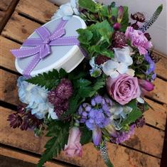 Florist Choice Floral Hat Box