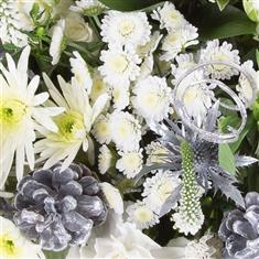 Christmas Florist Choice Hand Tied in Water