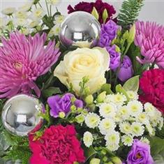 Christmas Florist Choice Basket Arrangement 