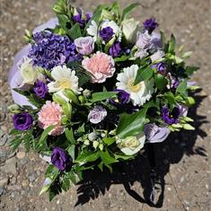Florist Choice Petite Hatbox - Grey