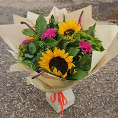 A Florist Choice Aqua Hand Tied